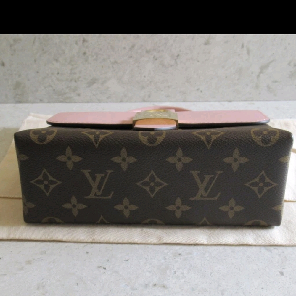 ♡♡♡ Pink Top Handle Monogram Satchel - Picture 10 of 14